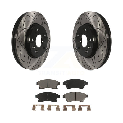 Kit de plaquettes en céramique pour Rotor de frein à fente avant percée, pour Chevrolet Cruze Sonic Limite