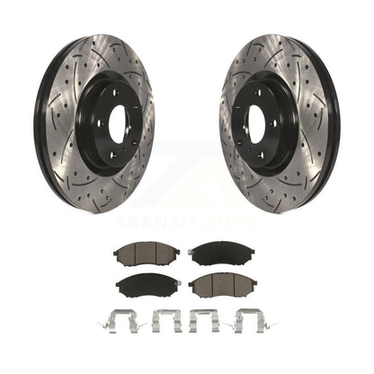 Kit de plaquettes en céramique pour Rotors de frein à fente avant, pour INFINITI Nissan Murano G37 G3