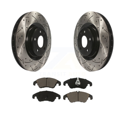 Kit de plaquettes en céramique pour Rotors de frein à fente avant, pour Audi Q5 A4 Quattro S4 S5 A6 A
