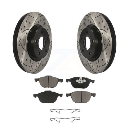 Kit de plaquettes en céramique pour Rotor de frein, fente de perçage avant, pour Ford Escape Volvo c-max S40 C3