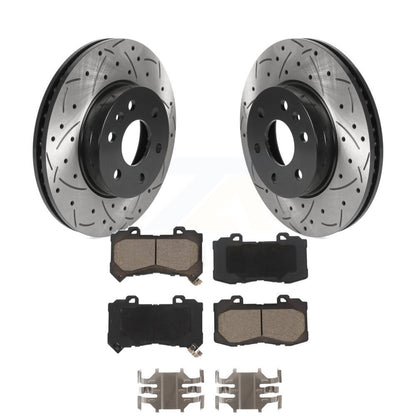 Kit de plaquettes en céramique pour Rotor de frein à fente avant percée, pour Chevrolet Colorado GMC Canyo