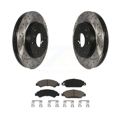 Kit de plaquettes en céramique pour Rotor de frein, fente de perçage avant, pour Chevrolet Avalanche Cadillac X