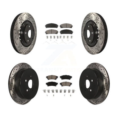 Kit de plaquettes en céramique pour Rotor de frein, fente avant et arrière, pour Toyota Sienna Highlande
