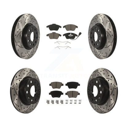 Kit de plaquettes en céramique pour Rotor de frein à disque, fente de perçage avant et arrière, pour Volkswagen Beetle GT