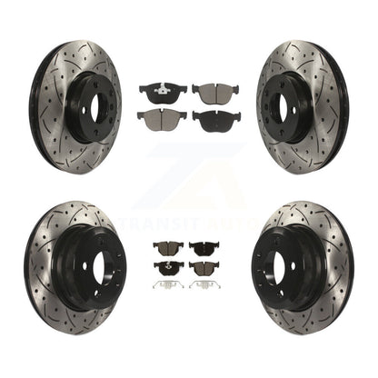 Kit de plaquettes en céramique pour Rotor de frein à disque fendu, revêtement avant et arrière, pour BMW X5 X