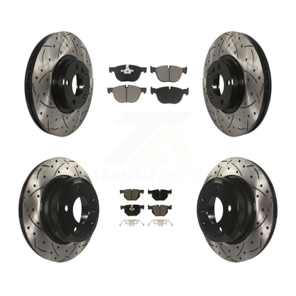 Kit de plaquettes en céramique pour Rotor de frein à disque fendu, revêtement avant et arrière, pour BMW X5 X
