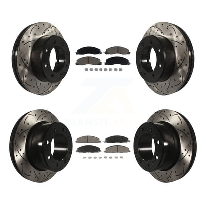 Kit de plaquettes en céramique pour Rotor de frein, fente avant et arrière percée, pour Ram 3500 2500 1500 Dodge