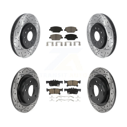 Kit de plaquettes en céramique pour Rotor de frein à disque, fente de perçage avant et arrière, pour Buick Envisio