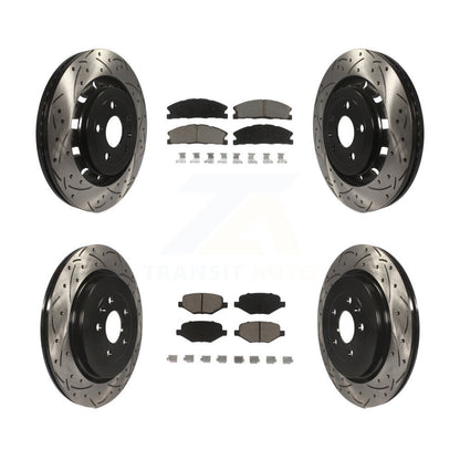 Kit de plaquettes en céramique pour rotors de frein avant et arrière, pour Ford Explorer Police Fle