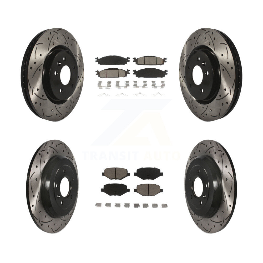 Kit de plaquettes en céramique pour Rotors de frein avant et arrière, pour Ford Explorer Flex Tauru