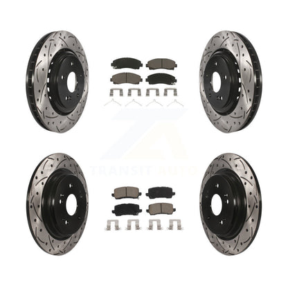 Kit de plaquettes en céramique pour Rotor de frein à disque, fente avant et arrière percée, pour Acura TL 2015 – 2020