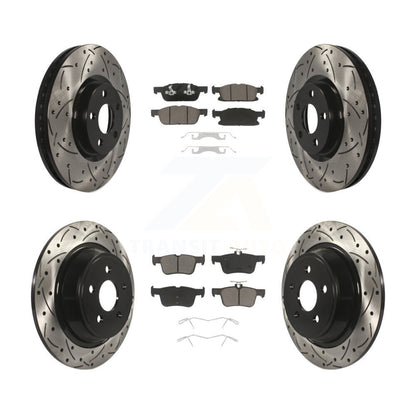 Kit de plaquettes en céramique pour Rotor de frein à disque fendu, revêtement avant et arrière, pour Ford Edge