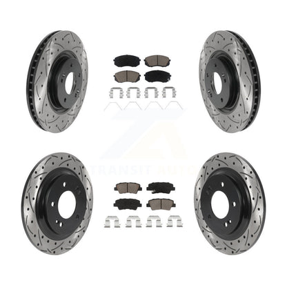 Kit de plaquettes en céramique pour rotors de frein avant et arrière, pour moteur à gaz Hyundai Sonata