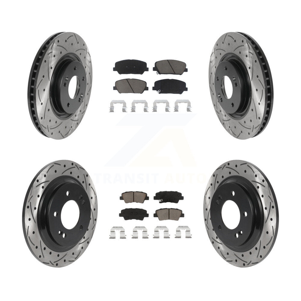 Kit de plaquettes en céramique pour rotors de frein avant et arrière, pour Kia Optima 2013 2.0 – 2015