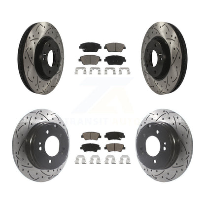 Kit de plaquettes en céramique pour Rotors de frein avant et arrière, pour Hyundai Sonata Kia Optim
