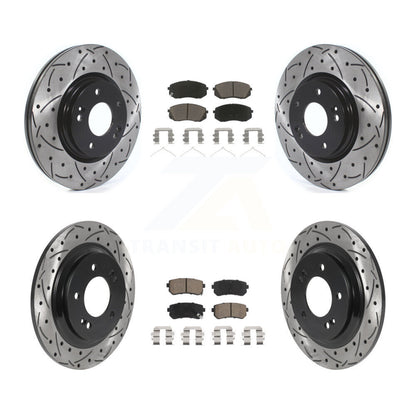 Kit de plaquettes en céramique pour Rotor de frein, fente avant et arrière, pour Kia Optima LX/EX/LX 1.6