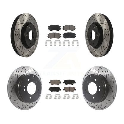 Kit de plaquettes en céramique pour Rotor de frein à disque, fente avant et arrière, pour Hyundai Sonata 3.3