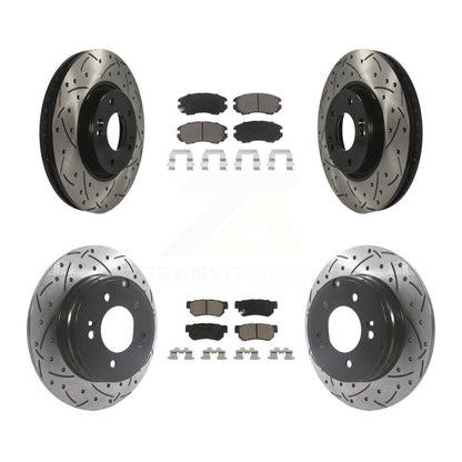 Kit de plaquettes en céramique pour Rotor de frein à disque, fente avant et arrière, pour Hyundai Sonata 3.3
