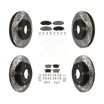 Kit de plaquettes en céramique pour Rotors de frein avant et arrière, pour Honda Civic Tourin 14-15