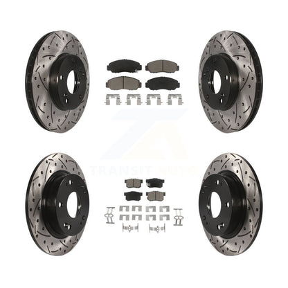 Kit de plaquettes en céramique pour Rotor de frein à disque fendu, revêtement avant et arrière, pour Acura CS