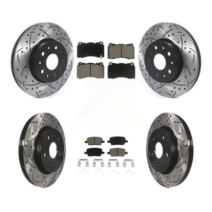 Kit de plaquettes en céramique pour Rotors de frein avant et arrière, pour Chevrolet Camaro Cadilla