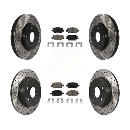 Kit de plaquettes en céramique pour Rotors de frein à disque, fente de perçage pour manteau avant et arrière, pour Chevrolet Cruz
