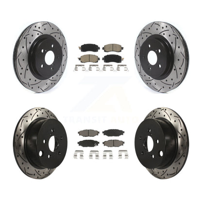 Kit de plaquettes en céramique pour Rotor de frein à fente avant et arrière, pour Subaru Crosstrek Imprez
