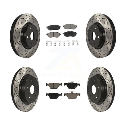 Kit de plaquettes en céramique pour Rotors de frein avant et arrière, pour Subaru Outback WRX Legac