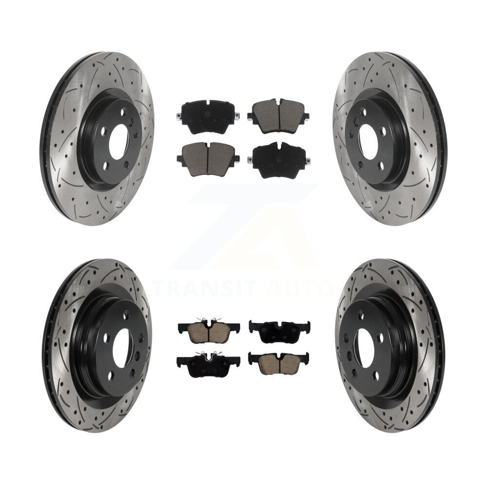 Kit de plaquettes en céramique pour Rotor de frein, fente de perçage avant et arrière, pour BMW X1 X2 Mini Cooper 228