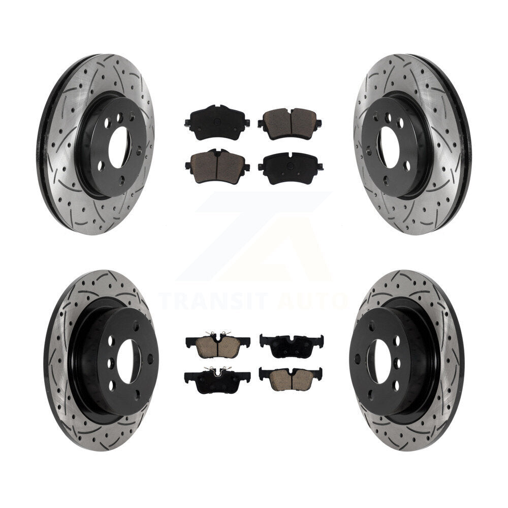 Kit de plaquettes en céramique pour Rotor de frein à disque, fente avant et arrière, pour Mini Cooper Clubma