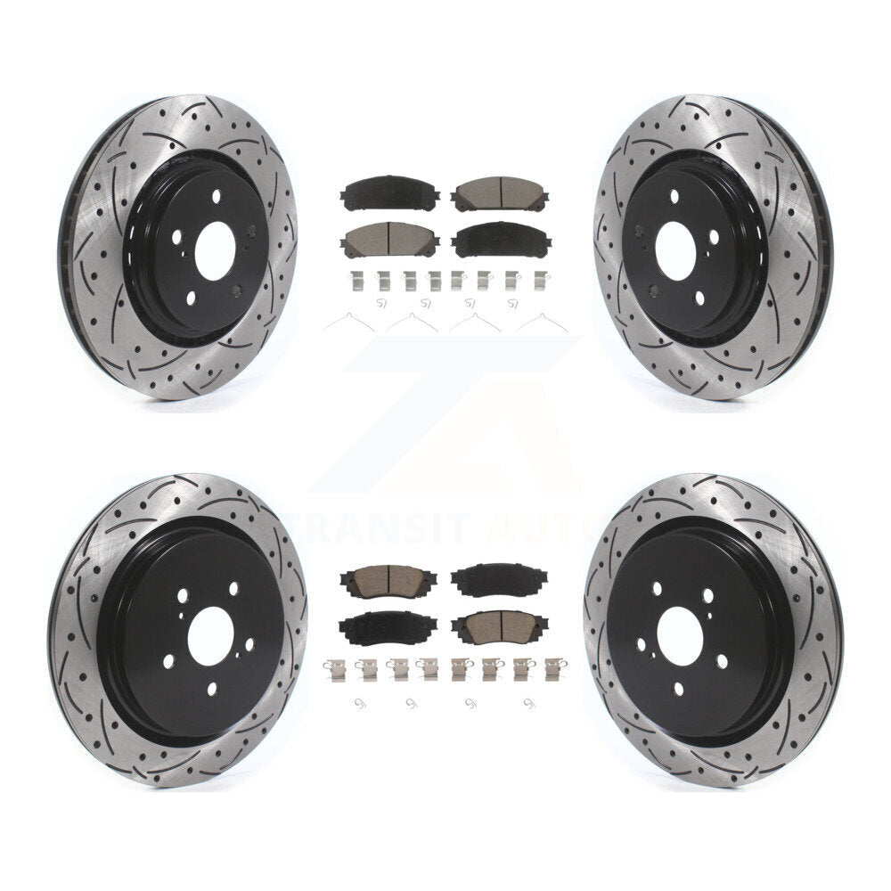 Kit de plaquettes en céramique pour Rotors de frein avant et arrière, pour Lexus RX350 RX450h RX350
