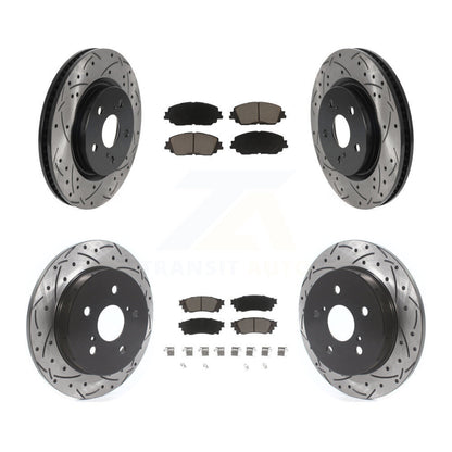 Kit de plaquettes en céramique pour Rotors de frein avant et arrière, pour Toyota RAV4 Camry Coroll
