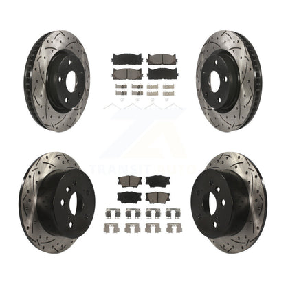 Kit de plaquettes en céramique pour Rotor de frein, fente avant et arrière, pour Toyota Camry Lexus ES35
