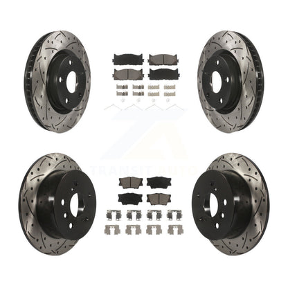 Kit de plaquettes en céramique pour Rotor de frein, fente avant et arrière, pour Toyota Camry Lexus ES35
