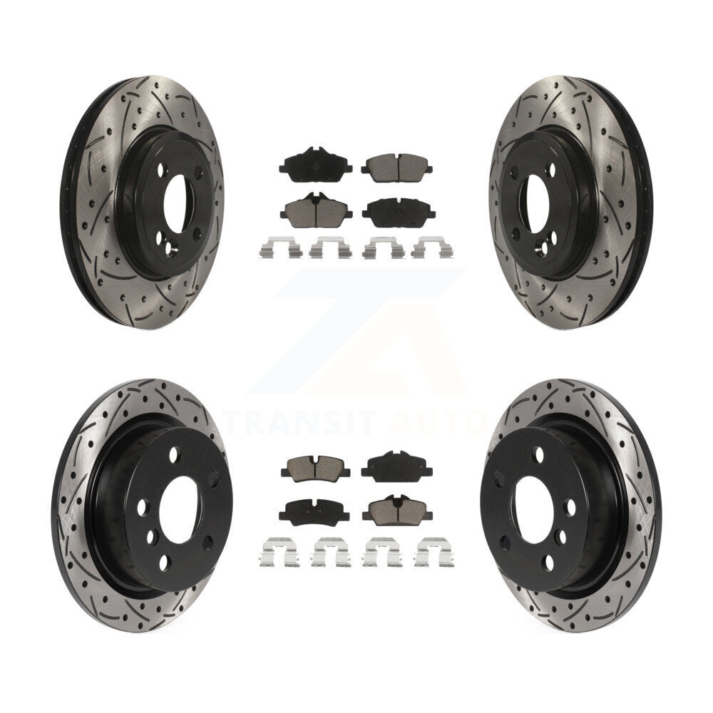 Kit de plaquettes en céramique pour Rotor de frein, fente de perçage avant et arrière, pour Mini Cooper 2015 l/1.5