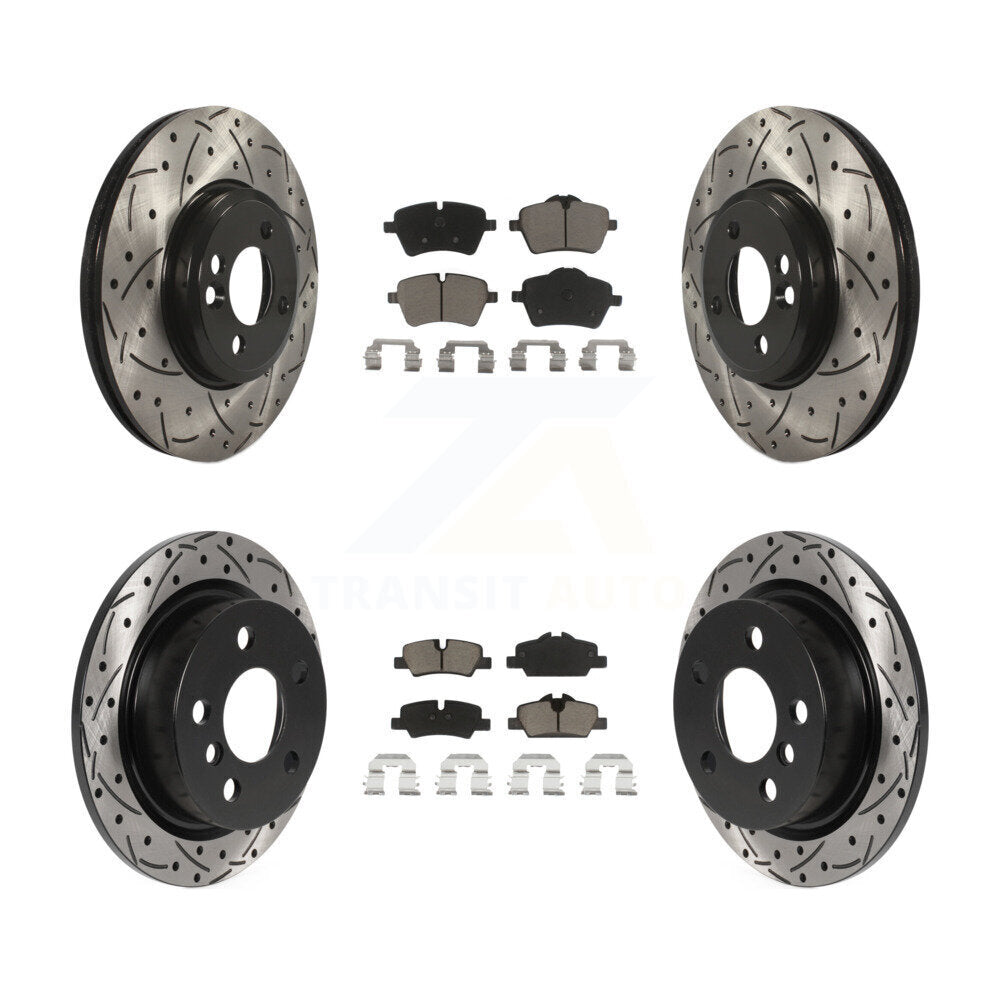 Kit de plaquettes en céramique pour Rotor de frein, fente de perçage avant et arrière, pour Mini Cooper 2015 l/1.5