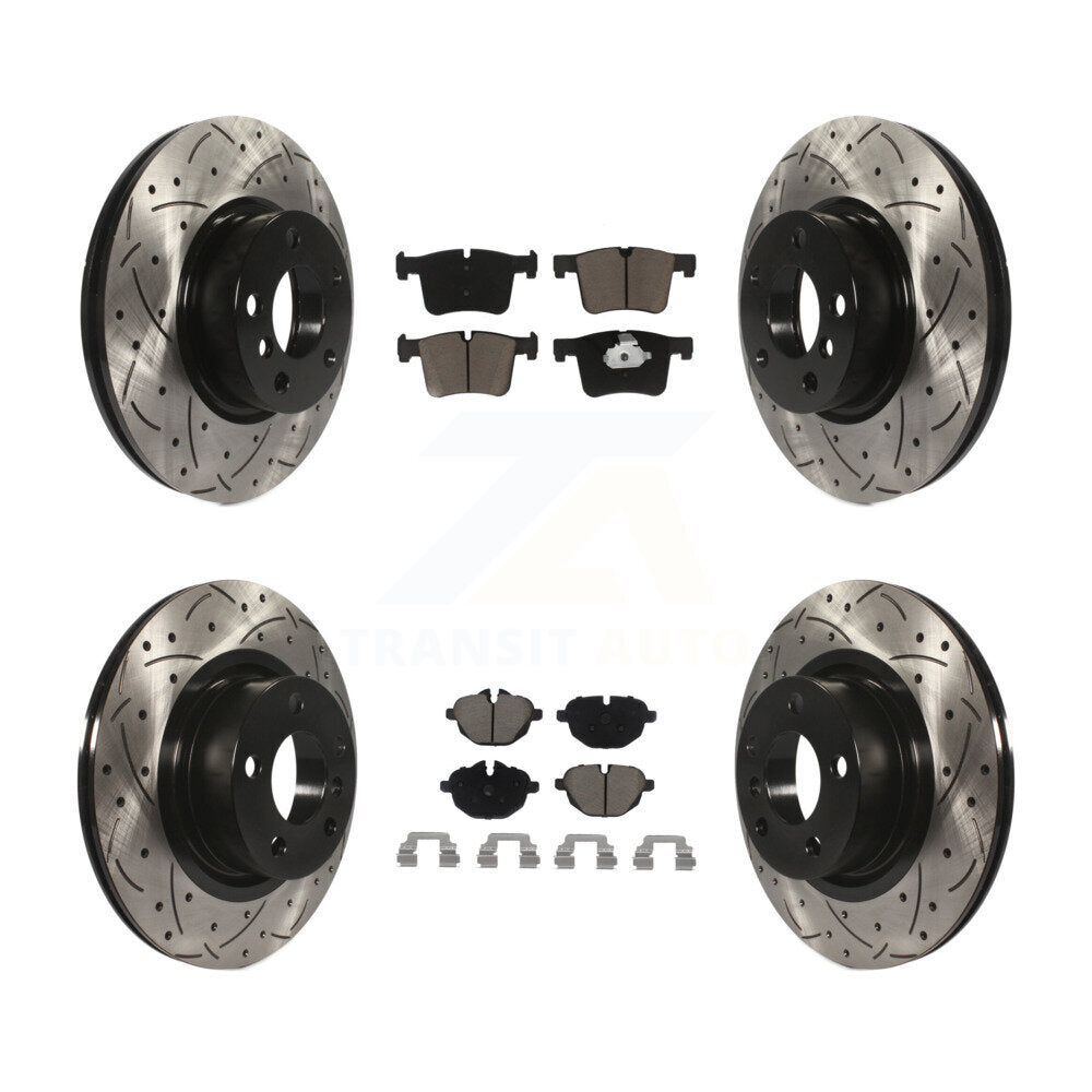 Kit de plaquettes en céramique pour Rotor de frein à disque fendu, revêtement avant et arrière, pour BMW X3 X
