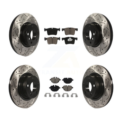 Kit de plaquettes en céramique pour Rotor de frein à disque fendu, revêtement avant et arrière, pour BMW X3 X
