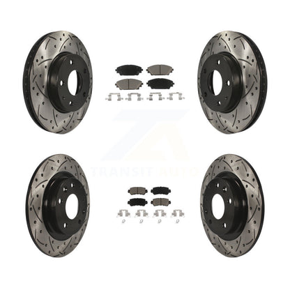 Kit de plaquettes en céramique pour Rotor de frein à fente avant et arrière, pour Mazda CX-3 FW 2016 – 2018