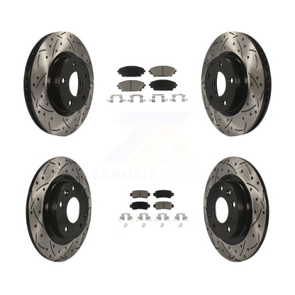 Kit de plaquettes en céramique pour Rotor de frein à fente avant et arrière, pour Mazda CX-3 AW 2016 – 2018