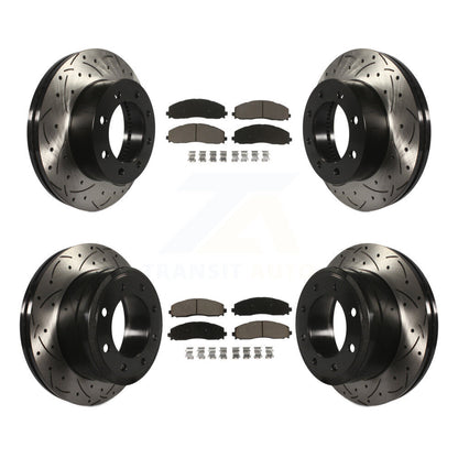 Kit de plaquettes en céramique pour rotors de frein avant et arrière, pour Ford F-250 Super Duty 4W