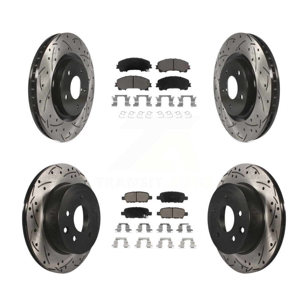 Kit de plaquettes en céramique pour Rotor de frein à disque, fente avant et arrière, pour Nissan Rogu