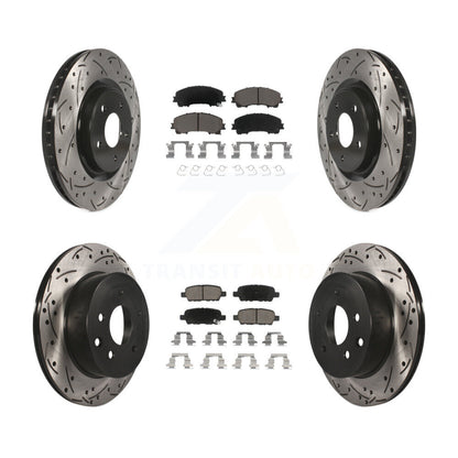 Kit de plaquettes en céramique pour Rotor de frein à disque, fente avant et arrière, pour Nissan Rogu
