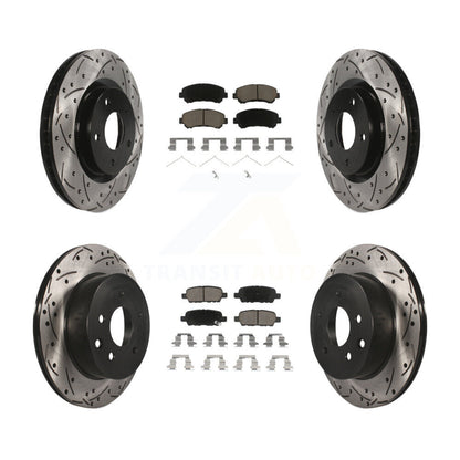 Kit de plaquettes en céramique pour Rotor de frein à disque, fente avant et arrière, pour Nissan Rogue Selec