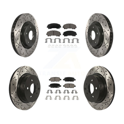Kit de plaquettes de frein en céramique pour rotors de frein avant et arrière, pour INFINITI QX5 2016 – 2017