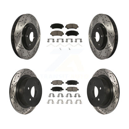 Kit de plaquettes en céramique pour Rotors de frein avant et arrière, pour Nissan Sentra SE-R Spec
