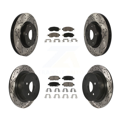 Kit de plaquettes en céramique pour Rotors de frein à disque, fente de perçage avant et arrière, pour Nissan Altim