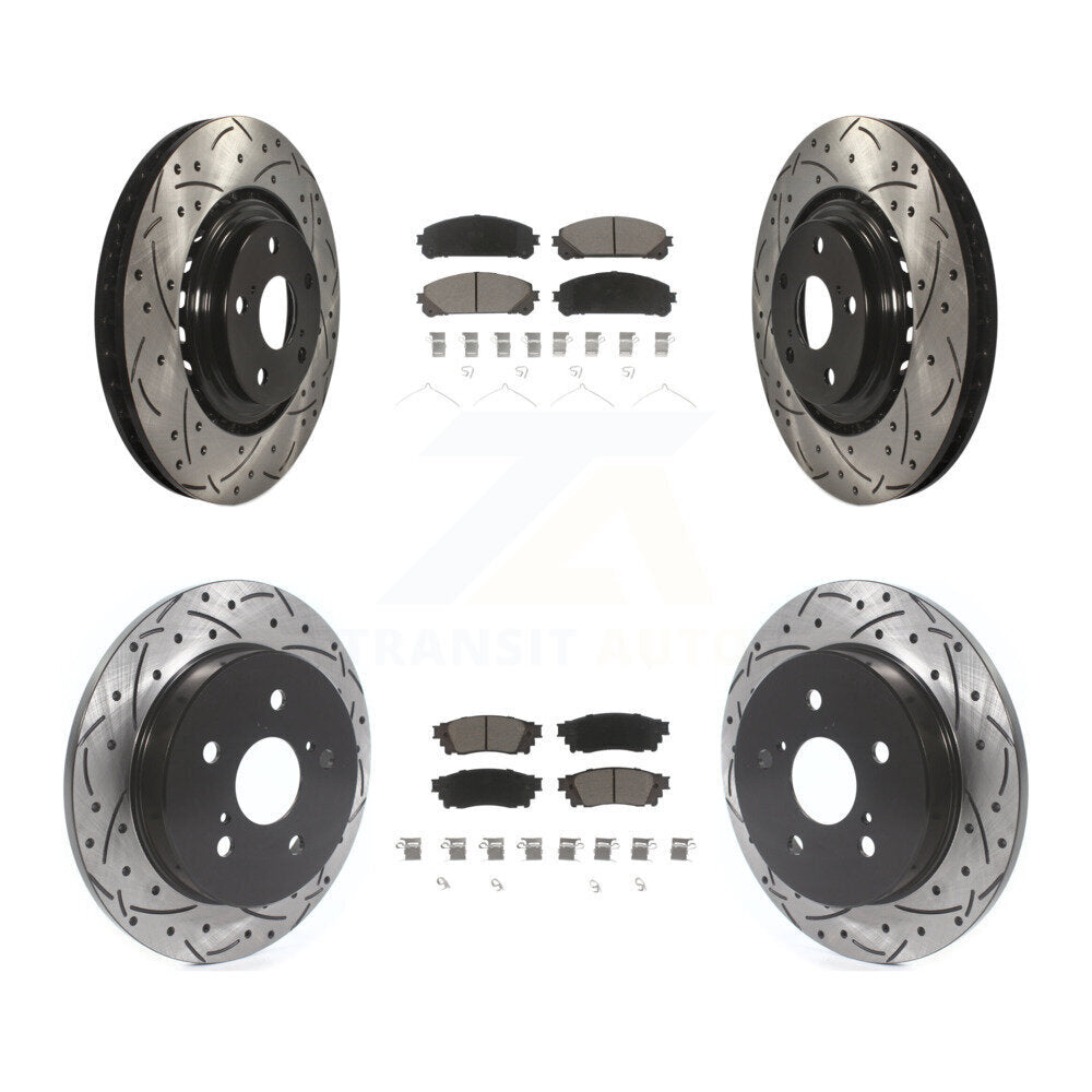 Kit de plaquettes en céramique pour Rotors de frein avant et arrière, pour Lexus NX300 NX200t NX300