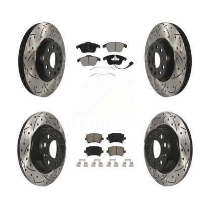 Kit de plaquettes en céramique pour Rotors de frein avant et arrière, pour Volkswagen Tiguan Audi Q