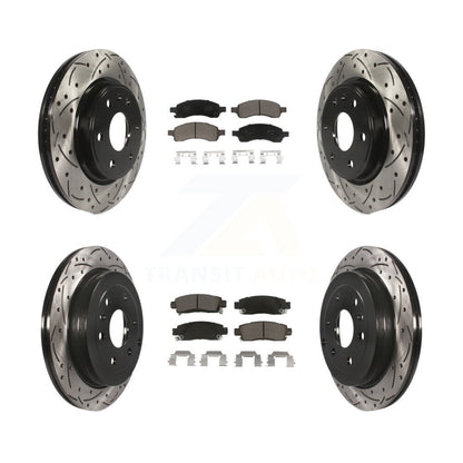 Kit de plaquettes en céramique pour Rotor de frein, fente avant et arrière percée, pour GMC Acadia Buick Enclav